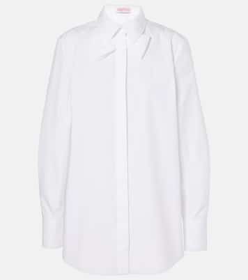 Camisa de popelín de algodón | Valentino