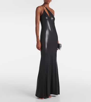 Robe longue asymétrique en jersey | The Sei