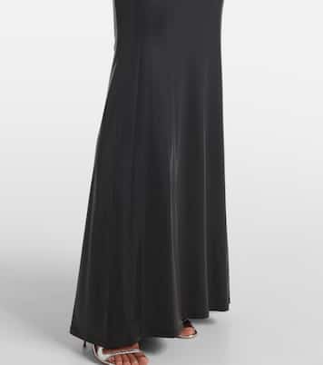 Robe longue asymétrique en jersey | The Sei