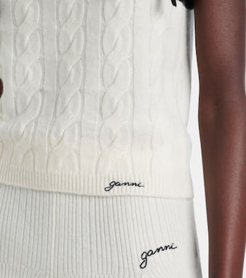 Wool and cashmere top | Ganni