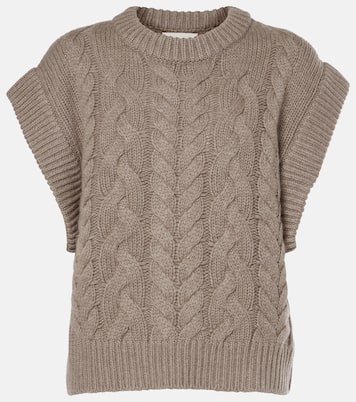 Pull sans manches Hayley en cachemire | Lisa Yang