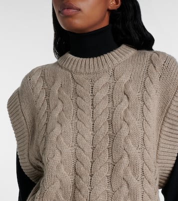 Pull sans manches Hayley en cachemire | Lisa Yang