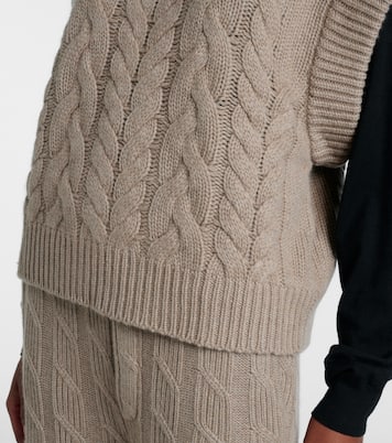 Pull sans manches Hayley en cachemire | Lisa Yang