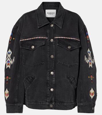 Veste Manona brodée en jean | Marant Etoile