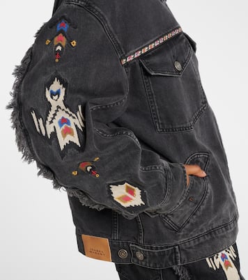 Veste Manona brodée en jean | Marant Etoile