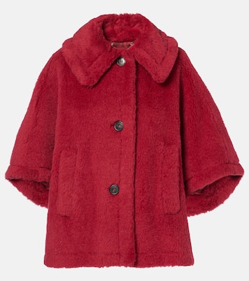 Mantella in teddy di lana e seta | Max Mara