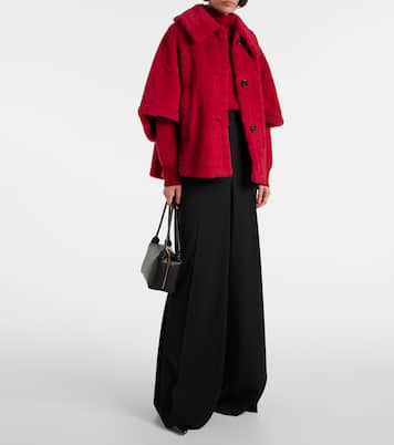 Mantella in teddy di lana e seta | Max Mara