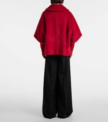 Mantella in teddy di lana e seta | Max Mara