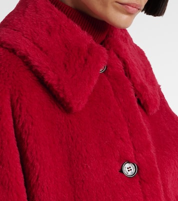 Mantella in teddy di lana e seta | Max Mara