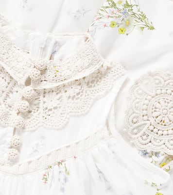 Kleid Doly aus Baumwoll-Voile mit Spitze | Petite Amalie  