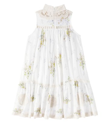 Kleid Doly aus Baumwoll-Voile mit Spitze | Petite Amalie  
