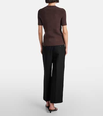 Top de rizo en mezcla de algodón | Toteme