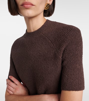 Top de rizo en mezcla de algodón | Toteme