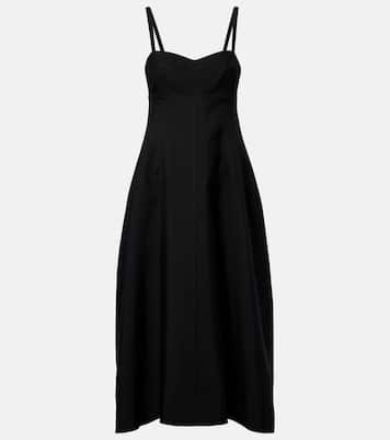 Gabardine midi dress | Jil Sander