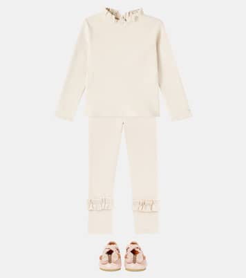 Legging Marit en coton mélangé | Donsje