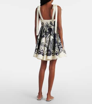 Minikleid Mickey aus Leinen | Alémais