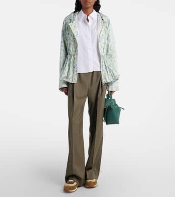 Floral peplum jacket | Loewe