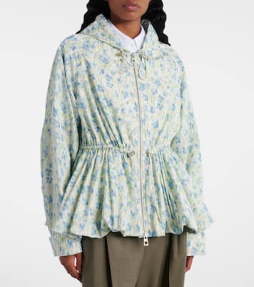 Floral peplum jacket | Loewe