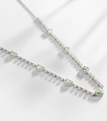 Gargantilla de oro blanco de 18 ct con diamantes | Kamyen