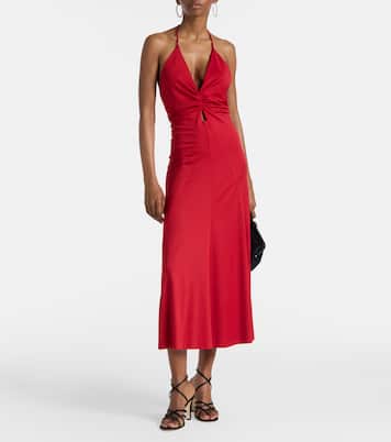Strappy 100 satin sandals | Jimmy Choo