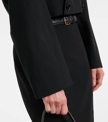 Cropped wool twill jacket | Balenciaga