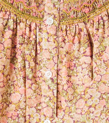 Jadwiga floral smocked cotton dress | Bonpoint