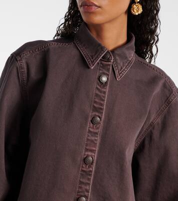 Oversized denim overshirt | Magda Butrym
