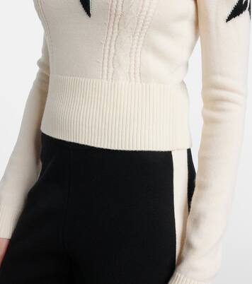 Intarsia wool sweater | Perfect Moment