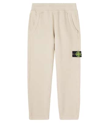 Compass cotton jersey sweatpants | Stone Island Junior
