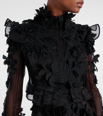 Robe Hypnotic aus Seidenorganza | Zimmermann