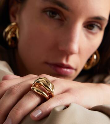 Ring Abstract Line, 10kt vergoldet | Jennifer Fisher