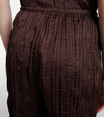 Nami plissé wide-leg pants | Staud