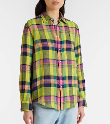 Checked linen shirt | Polo Ralph Lauren