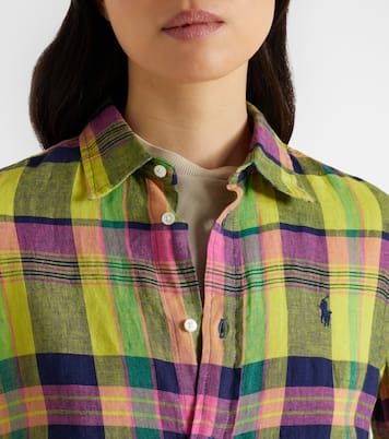 Checked linen shirt | Polo Ralph Lauren
