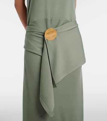 Virgin wool maxi dress | Jil Sander