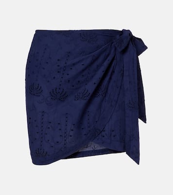 Paréo brodé en coton | Melissa Odabash