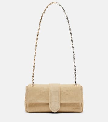 Schultertasche Bambino Chaîne aus Veloursleder | Jacquemus
