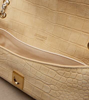 Schultertasche Bambino Chaîne aus Veloursleder | Jacquemus