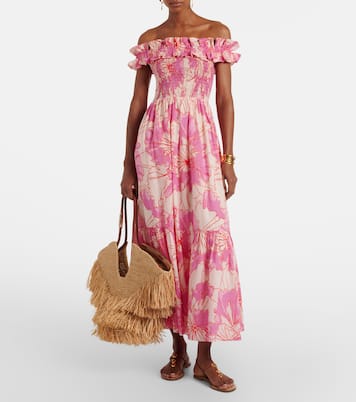 Maxikleid Suzanne aus Baumwolle | Poupette St Barth