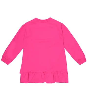 Abito in cotone con stampa | Versace Kids