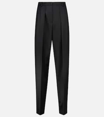 High-rise tapered wool pants | Magda Butrym