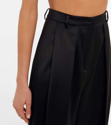 High-rise tapered wool pants | Magda Butrym