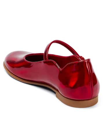 Melodie Chick patent leather ballet flats | Christian Louboutin Kids