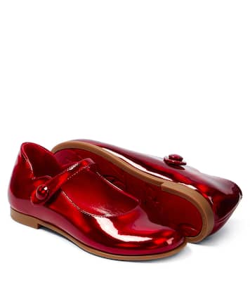 Melodie Chick patent leather ballet flats | Christian Louboutin Kids