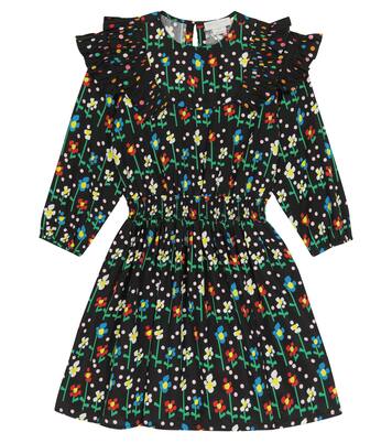 Abito con stampa floreale e volant | Stella McCartney Kids