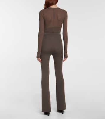 Pantaloni in misto lana a coste | Rick Owens