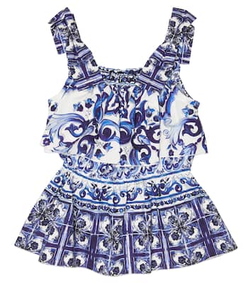 Top imprimé en coton | Dolce&Gabbana Kids