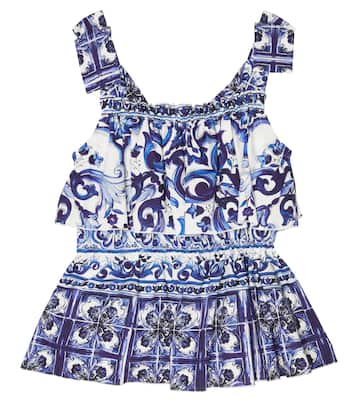 Top imprimé en coton | Dolce&Gabbana Kids