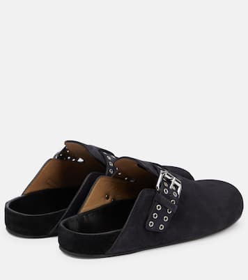 Embellished suede clogs | Isabel Marant