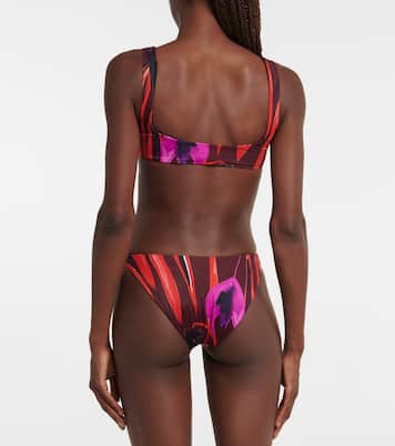 Braga de bikini Scoop estampada | Louisa Ballou